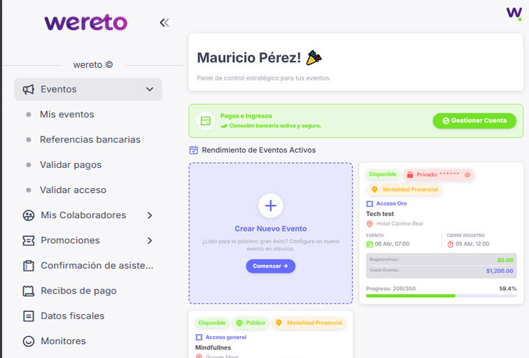 Dashboard Interface